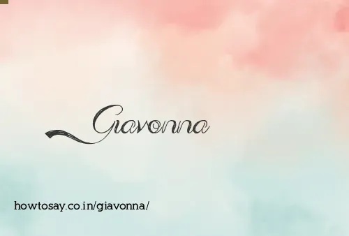 Giavonna