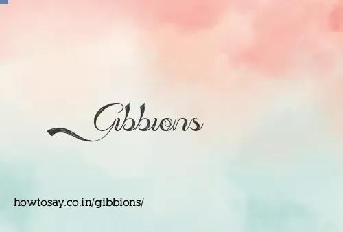 Gibbions