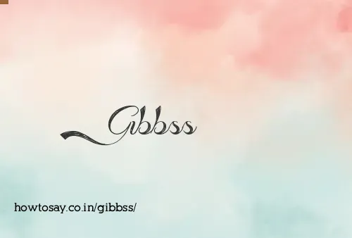 Gibbss