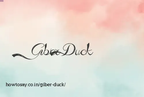 Giber Duck