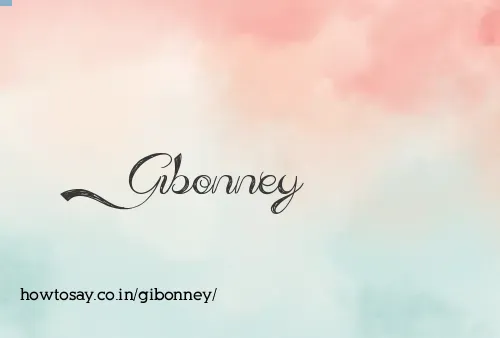 Gibonney