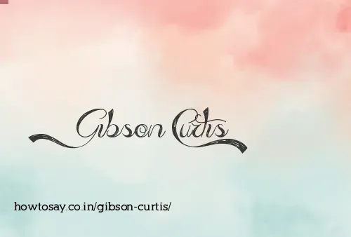 Gibson Curtis