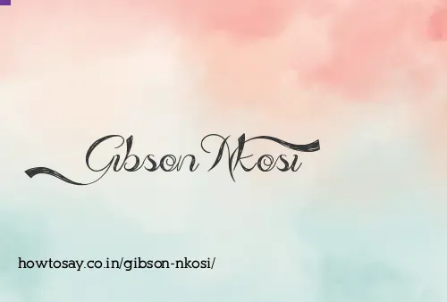 Gibson Nkosi