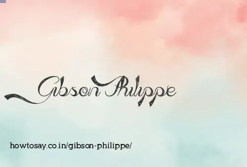 Gibson Philippe