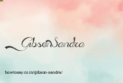 Gibson Sandra