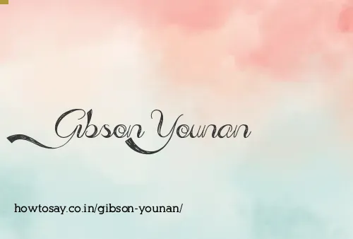 Gibson Younan