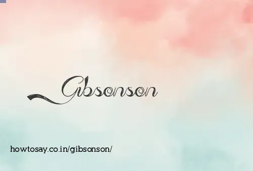 Gibsonson