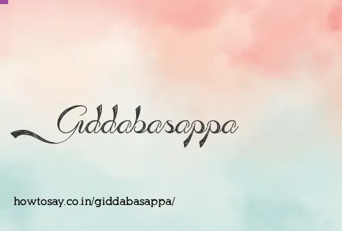 Giddabasappa
