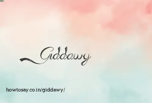 Giddawy