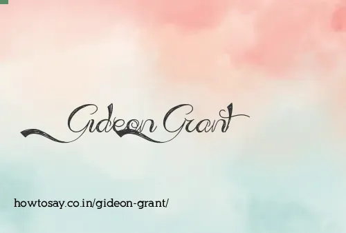 Gideon Grant