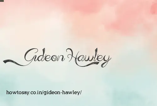 Gideon Hawley