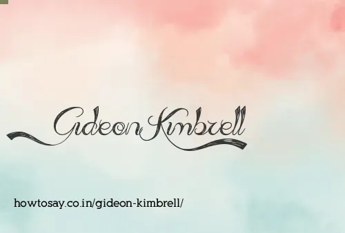 Gideon Kimbrell