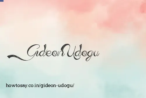 Gideon Udogu