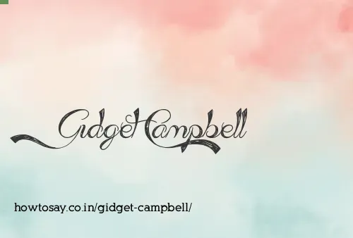 Gidget Campbell