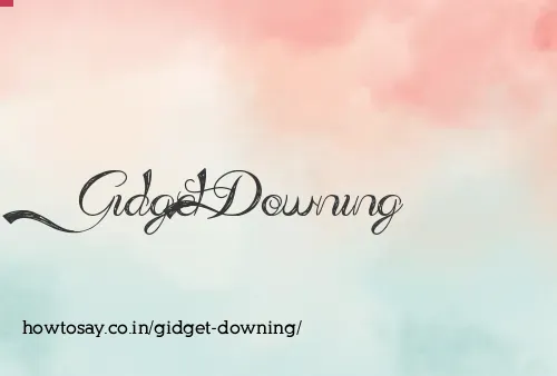 Gidget Downing