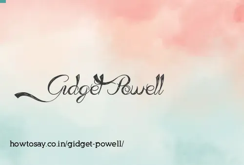 Gidget Powell