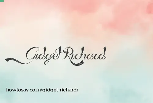 Gidget Richard