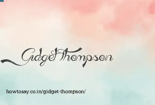 Gidget Thompson