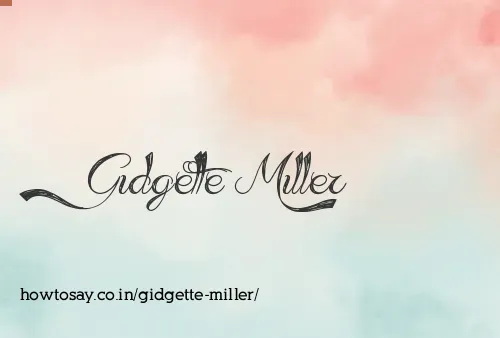 Gidgette Miller