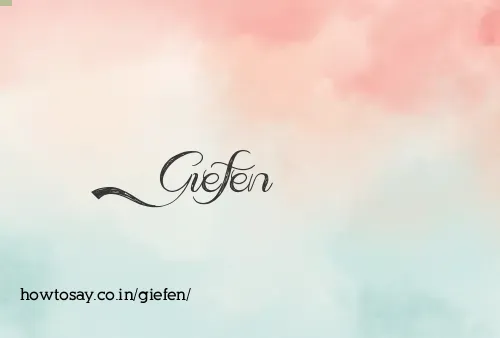 Giefen