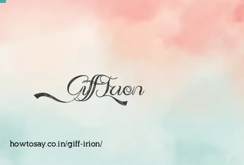 Giff Irion