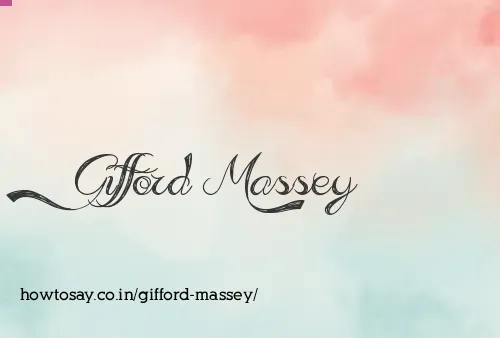Gifford Massey