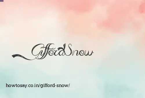 Gifford Snow