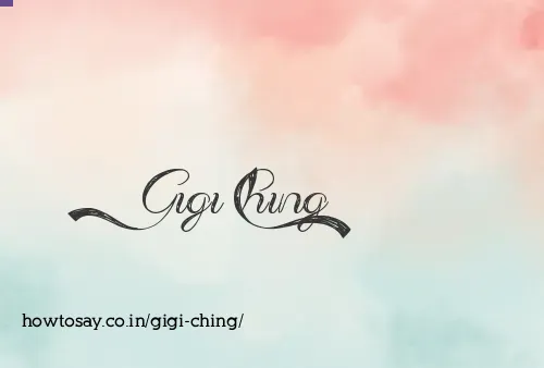 Gigi Ching