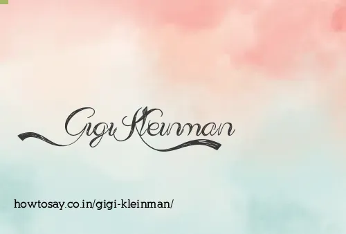 Gigi Kleinman