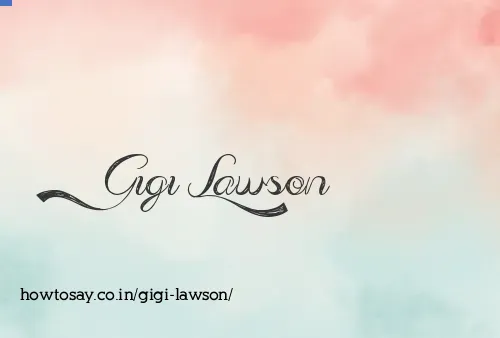 Gigi Lawson