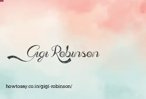 Gigi Robinson