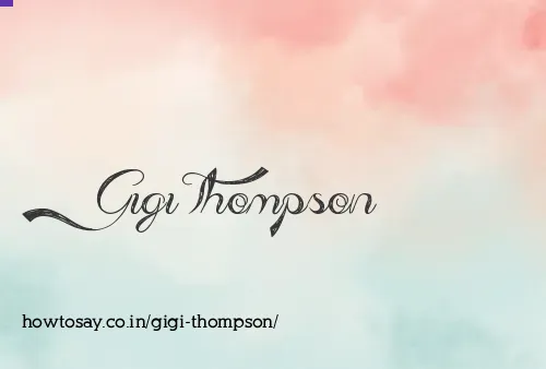 Gigi Thompson