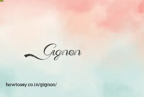 Gignon