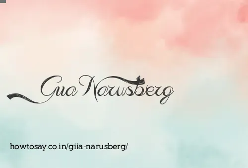 Giia Narusberg