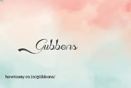 Giibbons