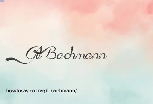 Gil Bachmann
