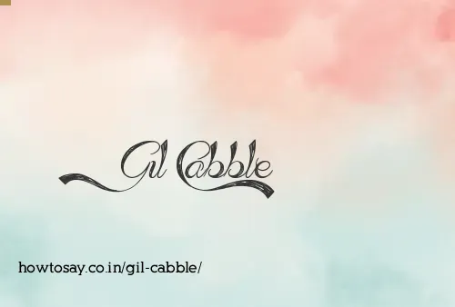 Gil Cabble