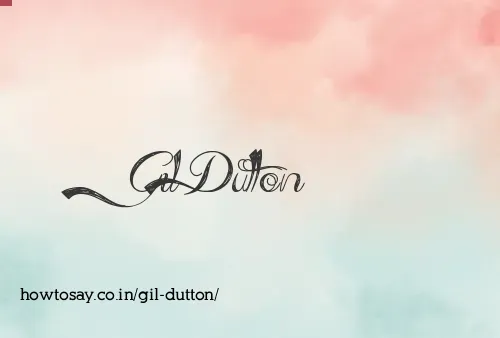 Gil Dutton