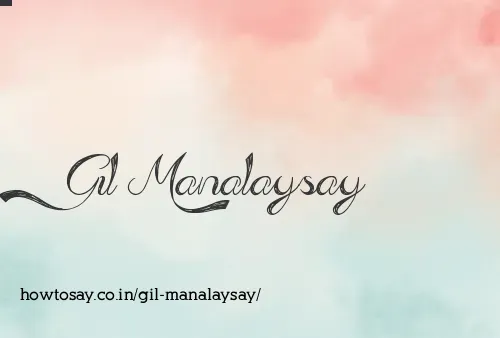Gil Manalaysay