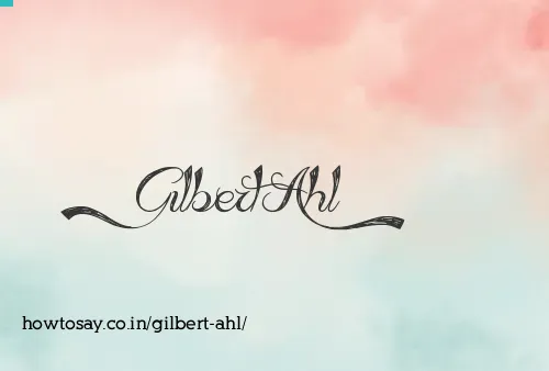 Gilbert Ahl