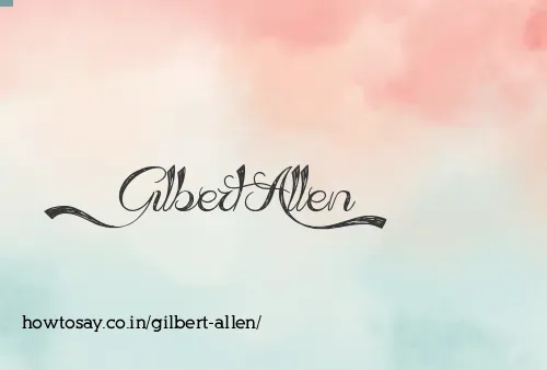 Gilbert Allen