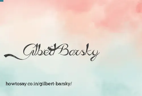Gilbert Barsky