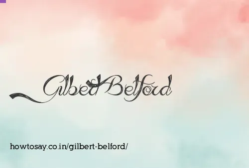 Gilbert Belford