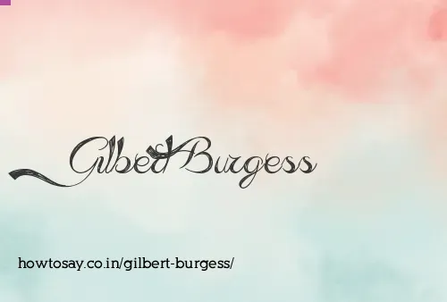 Gilbert Burgess