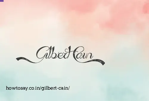 Gilbert Cain