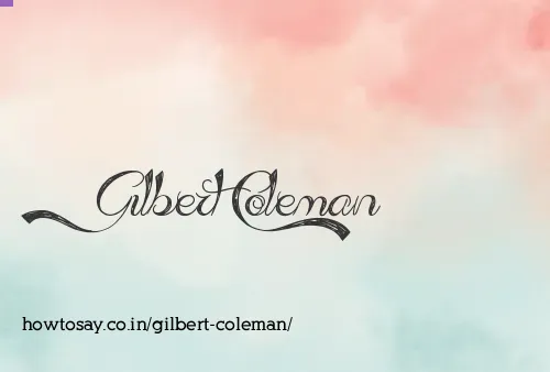 Gilbert Coleman