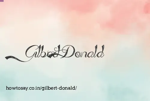 Gilbert Donald