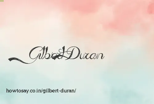 Gilbert Duran