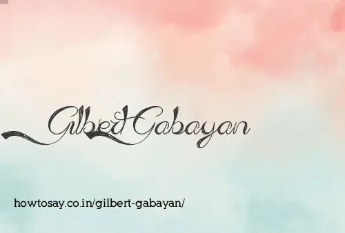 Gilbert Gabayan