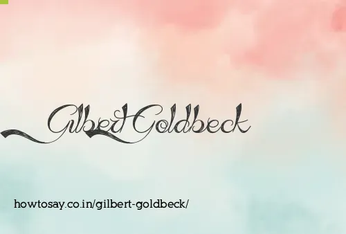 Gilbert Goldbeck